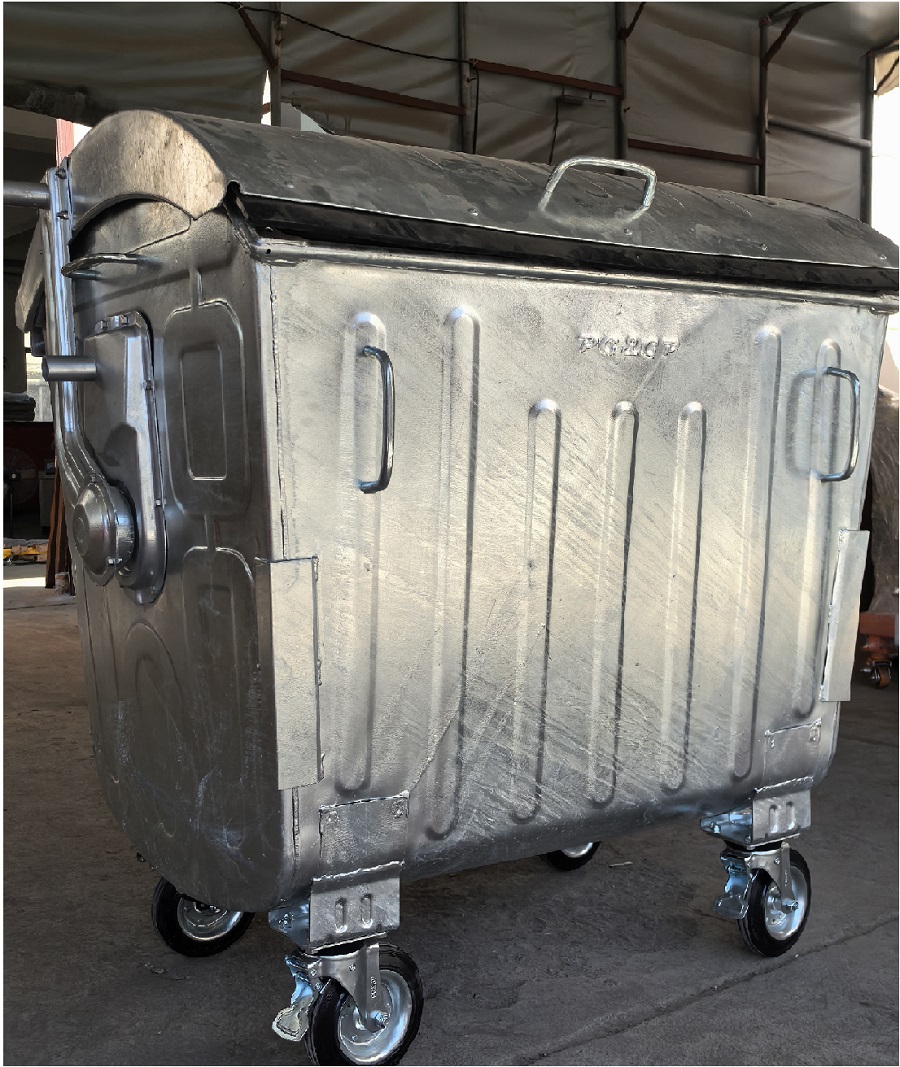 Євро контейнер для сміття 1100 літрів оцинкований Zhejiang Elec Barrel Co. LTD